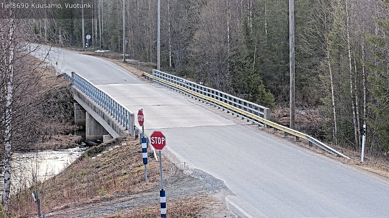Kelikamerat Kuva Tie 8690 Kuusamo, Vuotunki, Kuusamo, Pohjois-Pohjanmaa