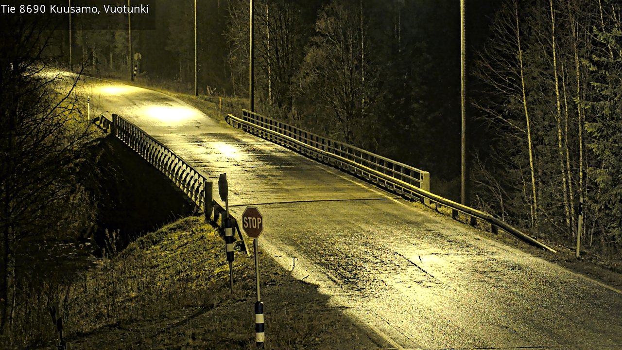 Kelikamerat Kuva Tie 8690 Kuusamo, Vuotunki, Kuusamo, Pohjois-Pohjanmaa