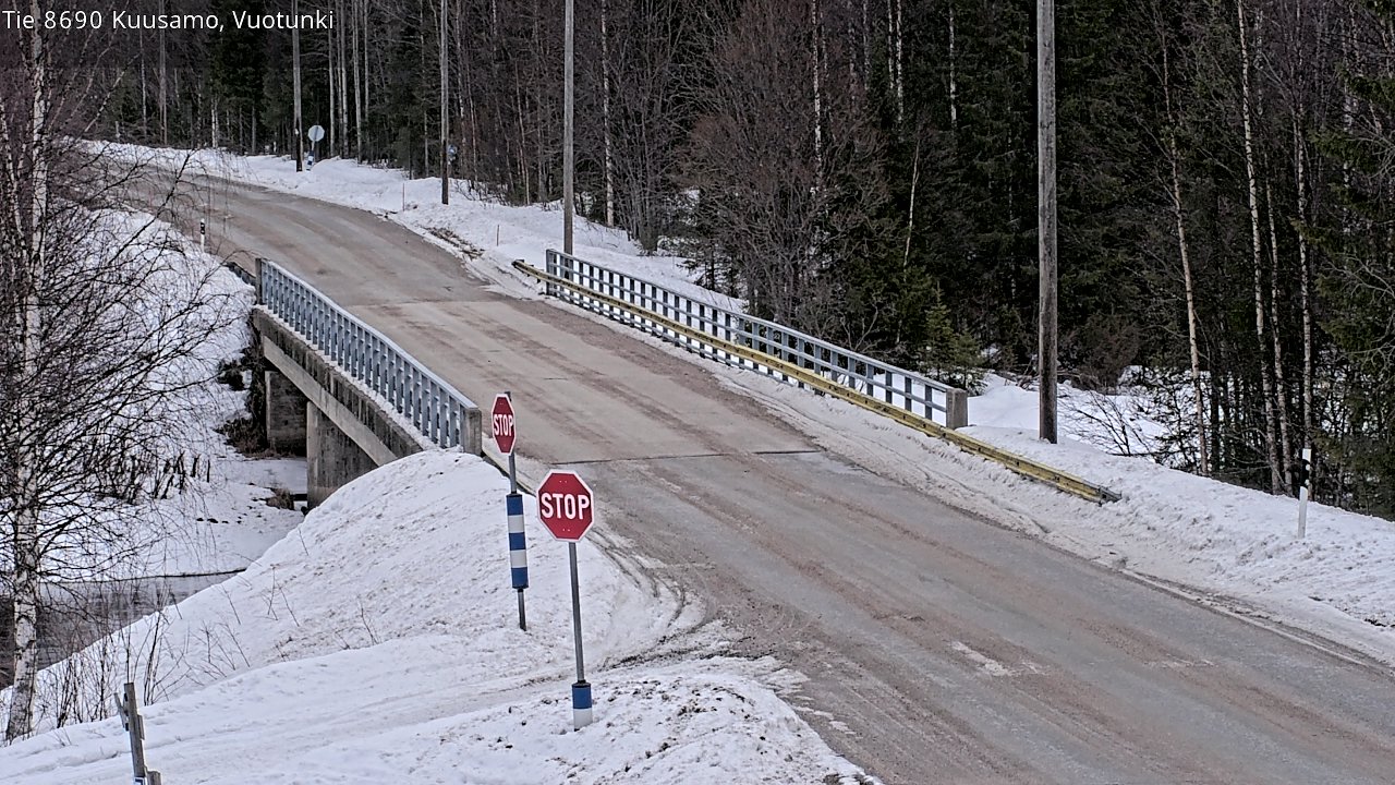 Kelikamerat Kuva Tie 8690 Kuusamo, Vuotunki, Kuusamo, Pohjois-Pohjanmaa