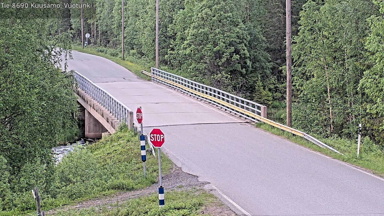 Kelikamerat Kuva Tie 8690 Kuusamo, Vuotunki, Kuusamo, Pohjois-Pohjanmaa