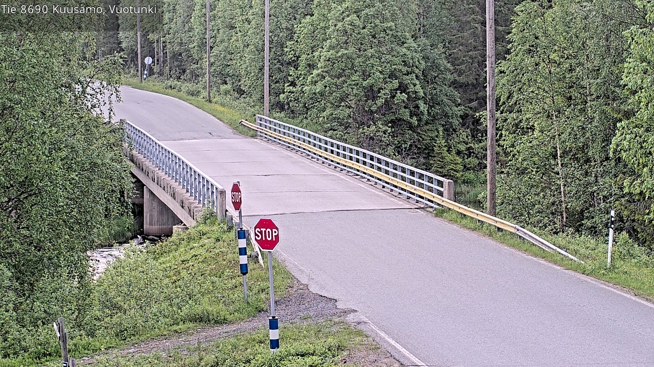 Kelikamerat Kuva Tie 8690 Kuusamo, Vuotunki, Kuusamo, Pohjois-Pohjanmaa