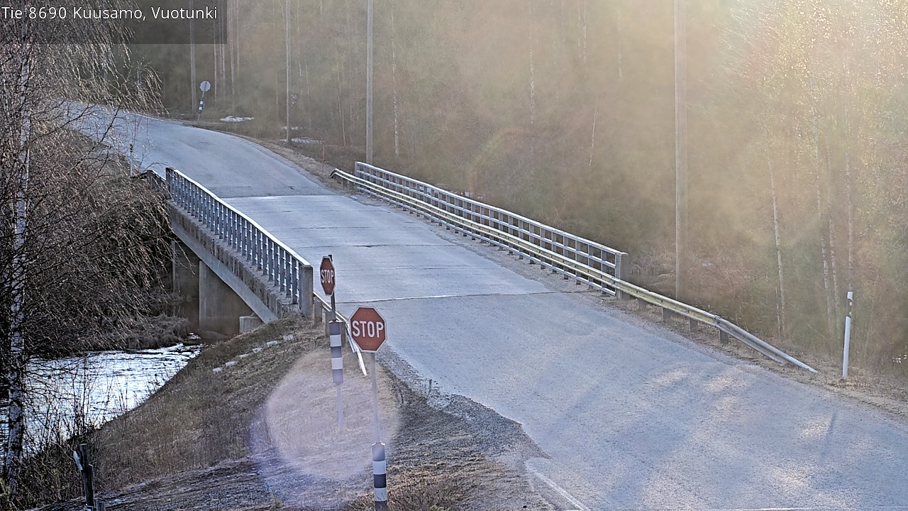 Kelikamerat Kuva Tie 8690 Kuusamo, Vuotunki, Kuusamo, Pohjois-Pohjanmaa