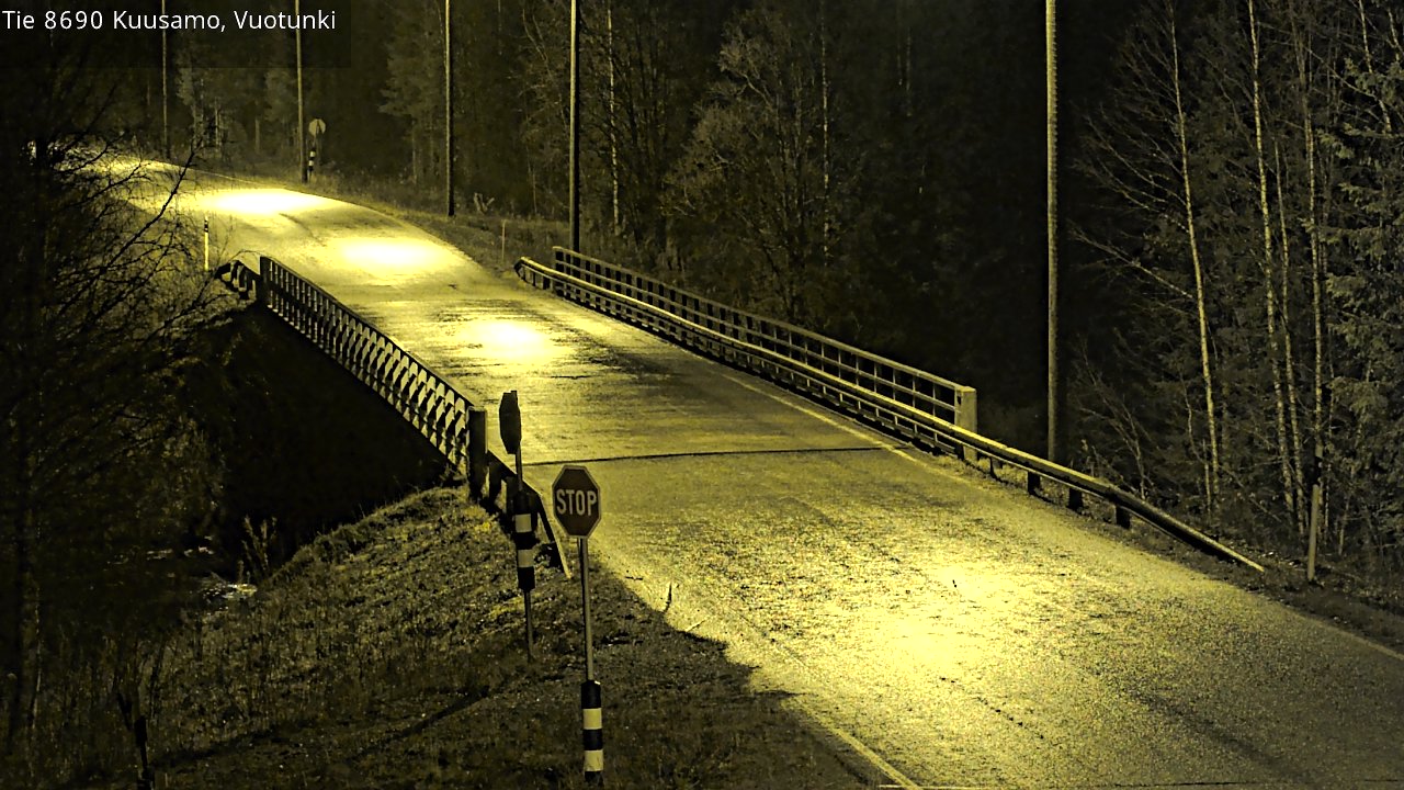 Kelikamerat Kuva Tie 8690 Kuusamo, Vuotunki, Kuusamo, Pohjois-Pohjanmaa