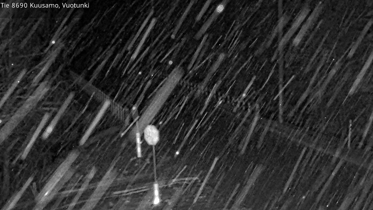 Kelikamerat Kuva Tie 8690 Kuusamo, Vuotunki, Kuusamo, Pohjois-Pohjanmaa