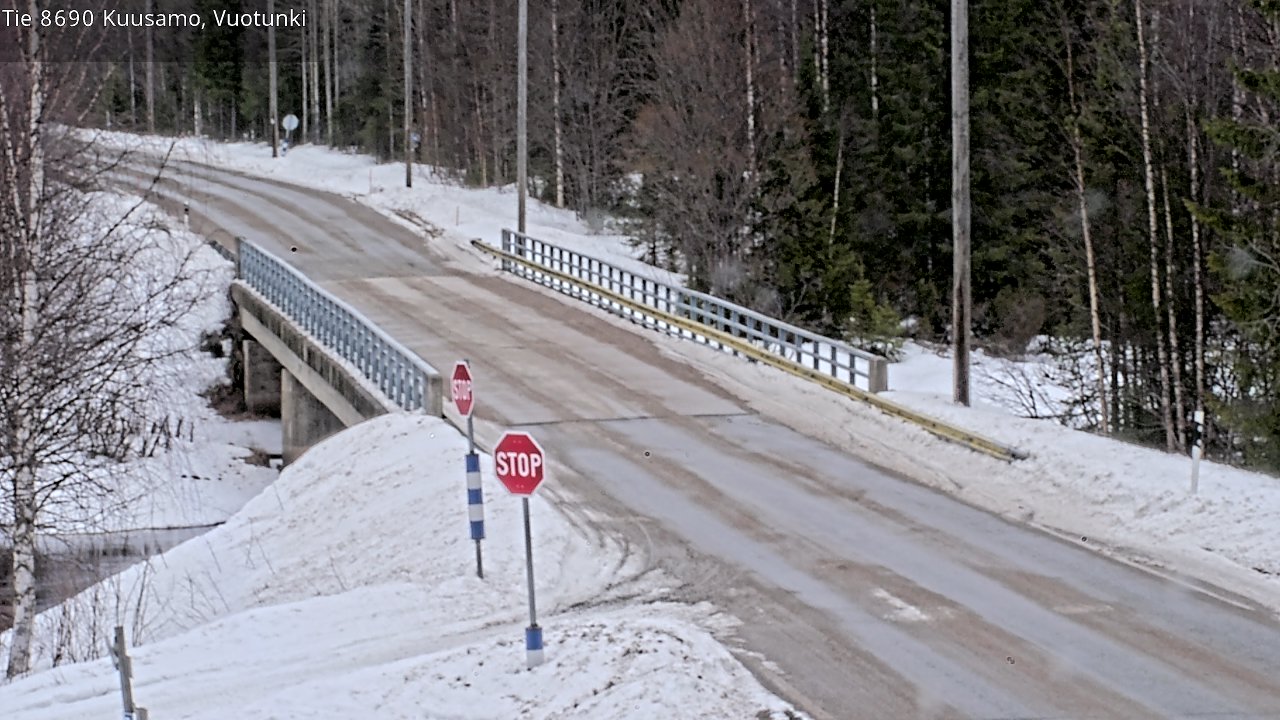 Kelikamerat Kuva Tie 8690 Kuusamo, Vuotunki, Kuusamo, Pohjois-Pohjanmaa