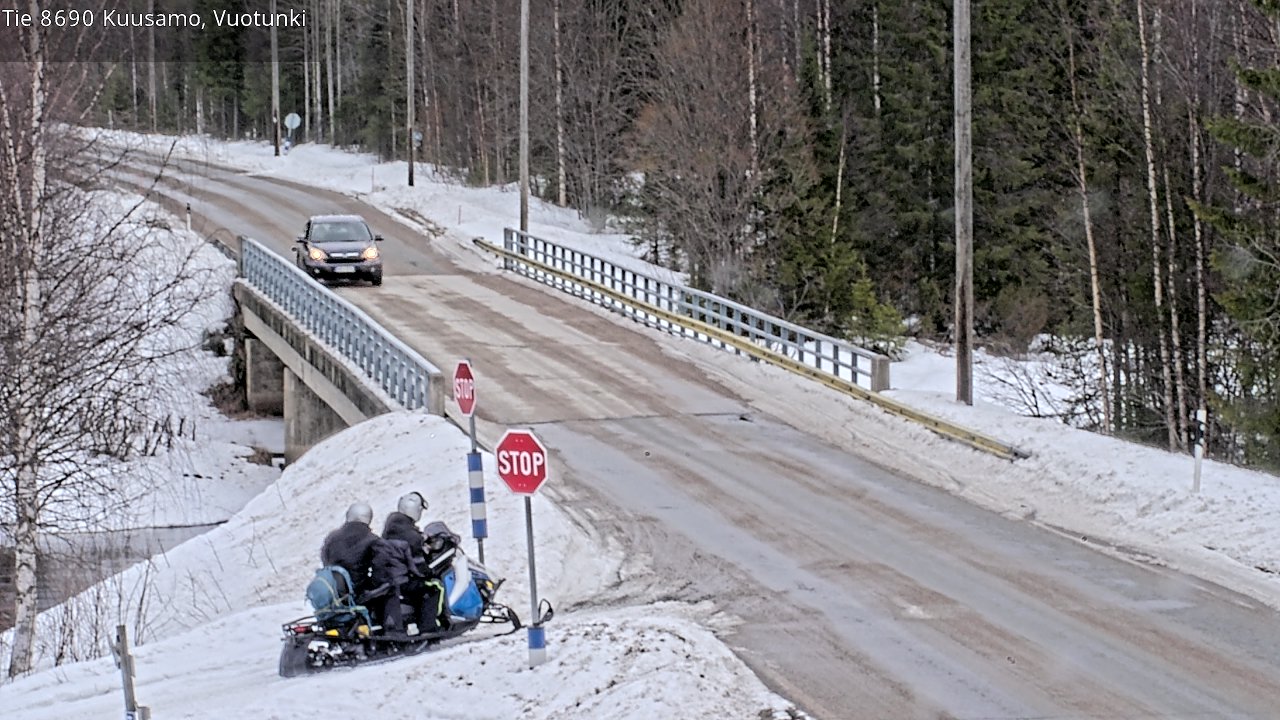 Weather Camera Image Road 8690 Kuusamo, Vuotunki, Kuusamo, Pohjois-Pohjanmaa