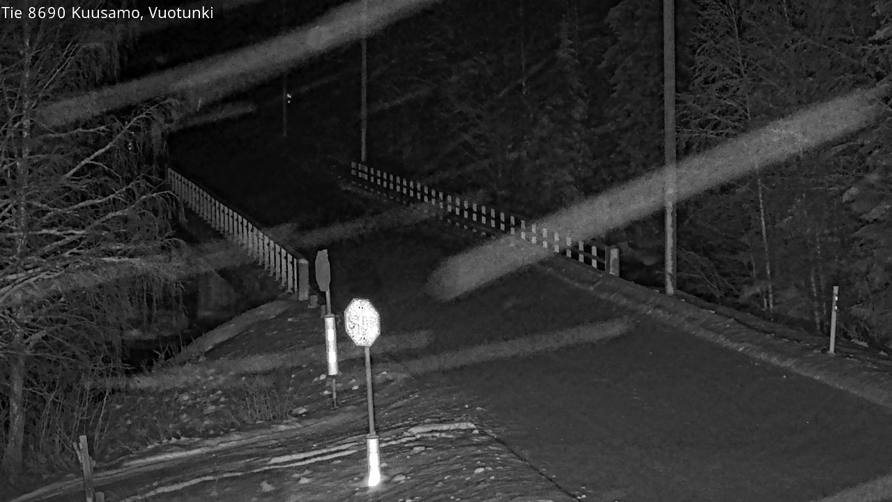 Kelikamerat Kuva Tie 8690 Kuusamo, Vuotunki, Kuusamo, Pohjois-Pohjanmaa