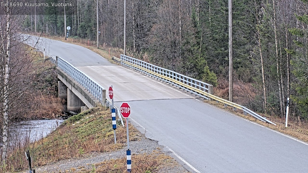 Kelikamerat Kuva Tie 8690 Kuusamo, Vuotunki, Kuusamo, Pohjois-Pohjanmaa