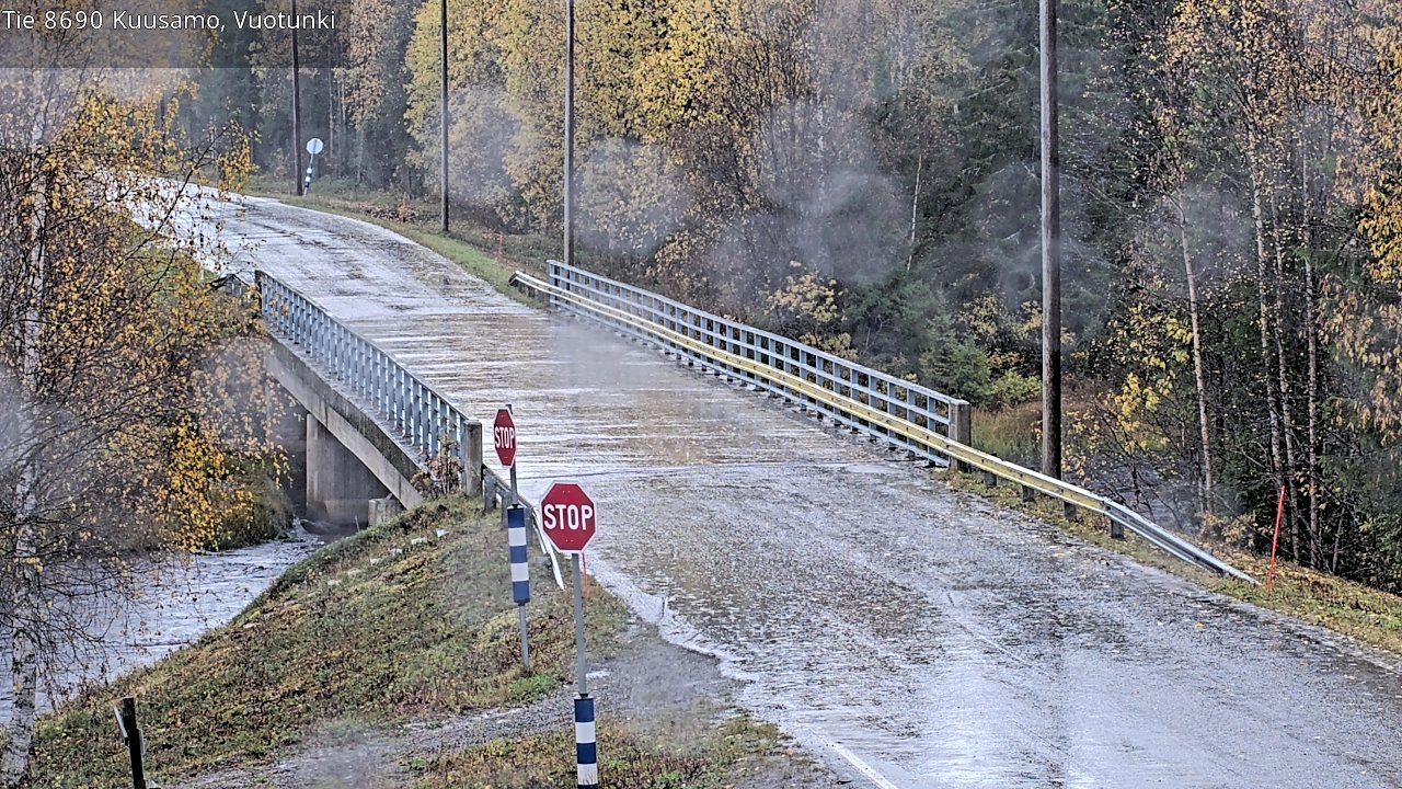 Kelikamerat Kuva Tie 8690 Kuusamo, Vuotunki, Kuusamo, Pohjois-Pohjanmaa