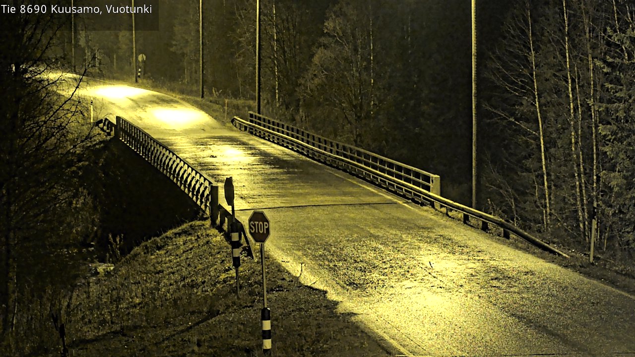 Kelikamerat Kuva Tie 8690 Kuusamo, Vuotunki, Kuusamo, Pohjois-Pohjanmaa