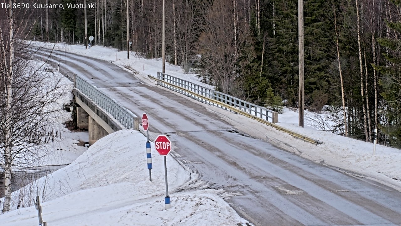 Kelikamerat Kuva Tie 8690 Kuusamo, Vuotunki, Kuusamo, Pohjois-Pohjanmaa