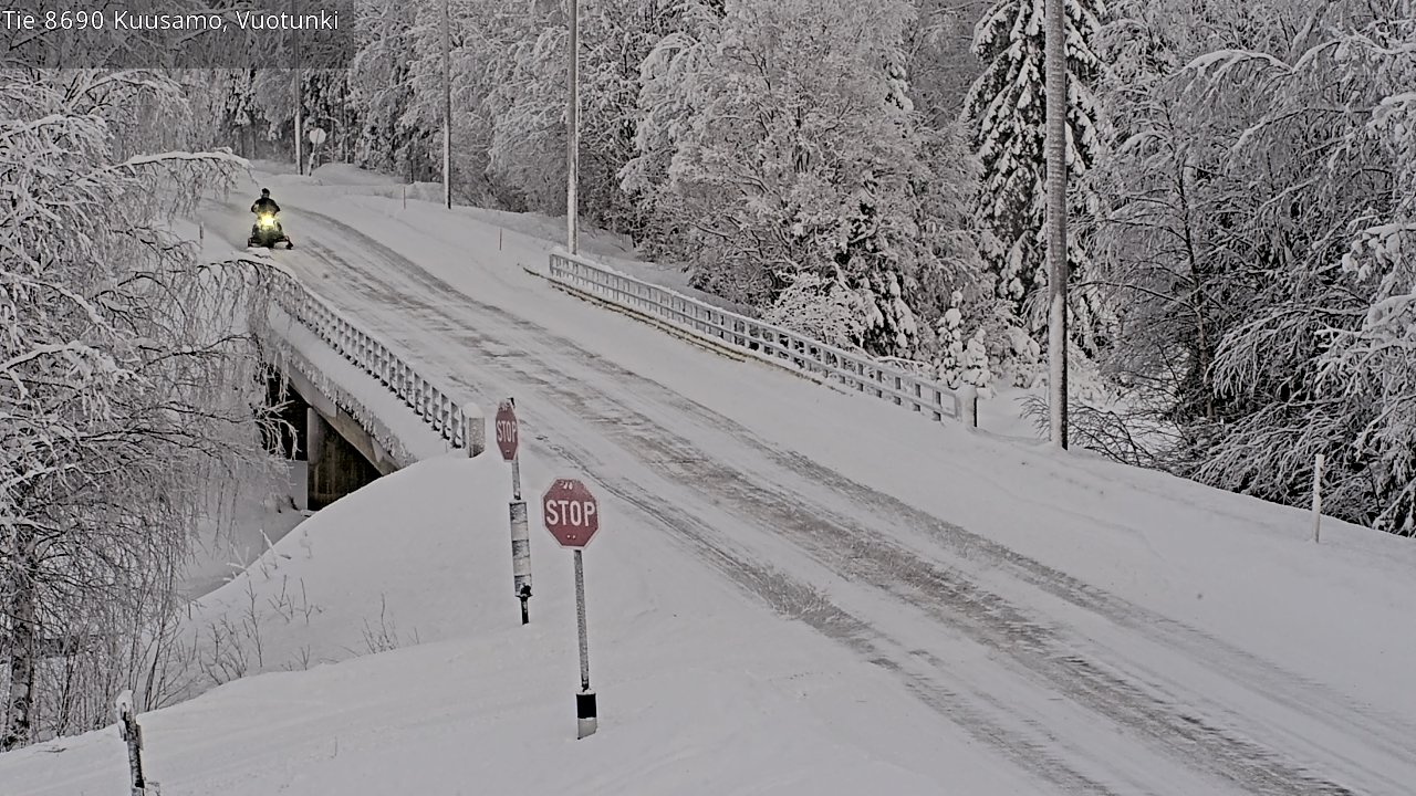 Kelikamerat Kuva Tie 8690 Kuusamo, Vuotunki, Kuusamo, Pohjois-Pohjanmaa
