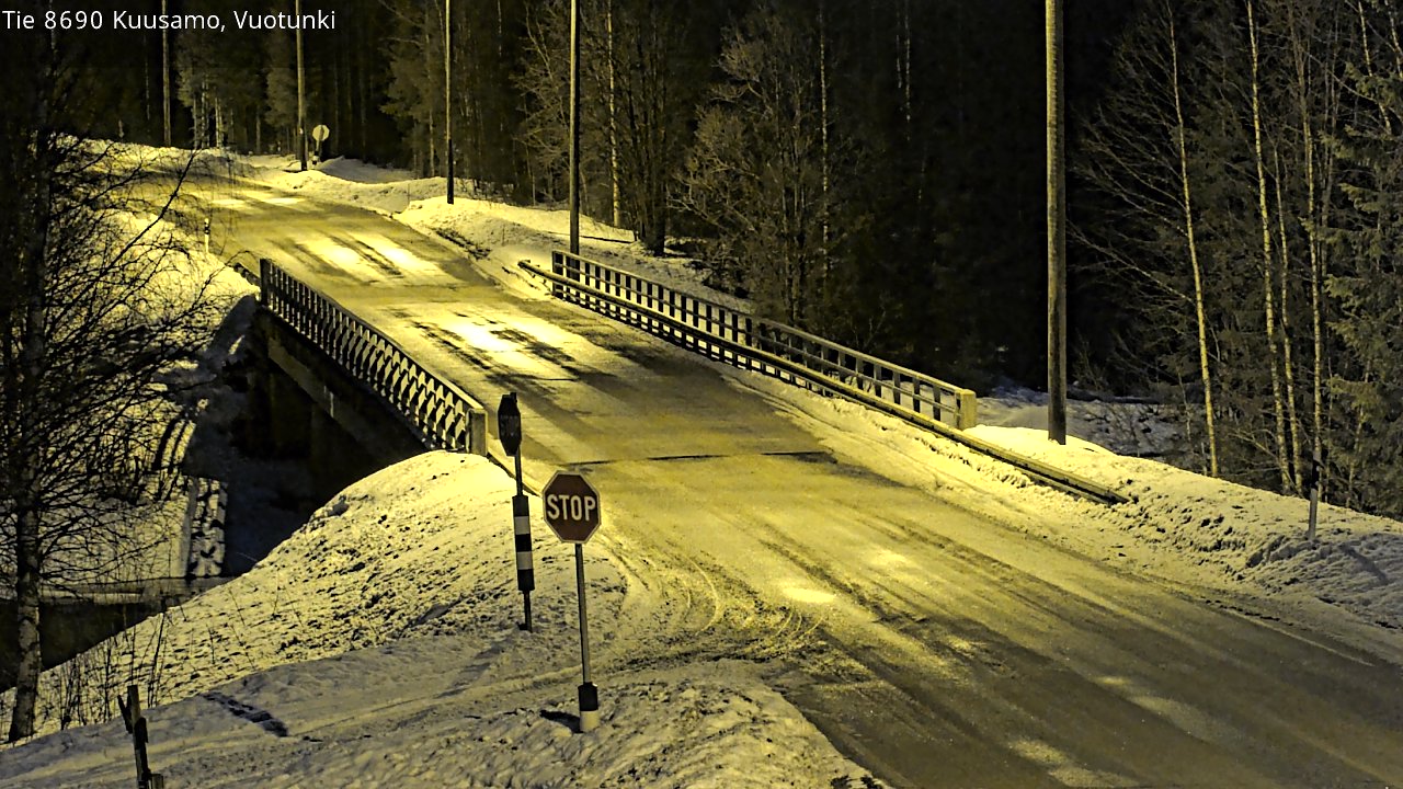 Kelikamerat Kuva Tie 8690 Kuusamo, Vuotunki, Kuusamo, Pohjois-Pohjanmaa