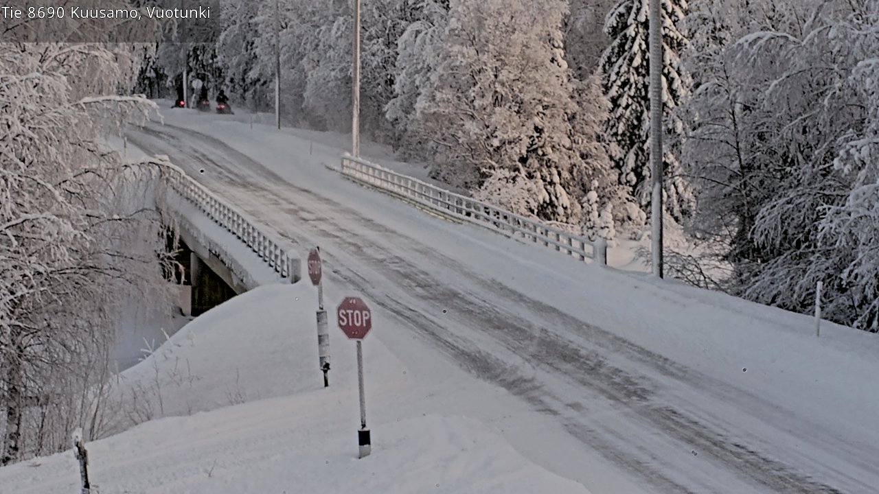 Kelikamerat Kuva Tie 8690 Kuusamo, Vuotunki, Kuusamo, Pohjois-Pohjanmaa
