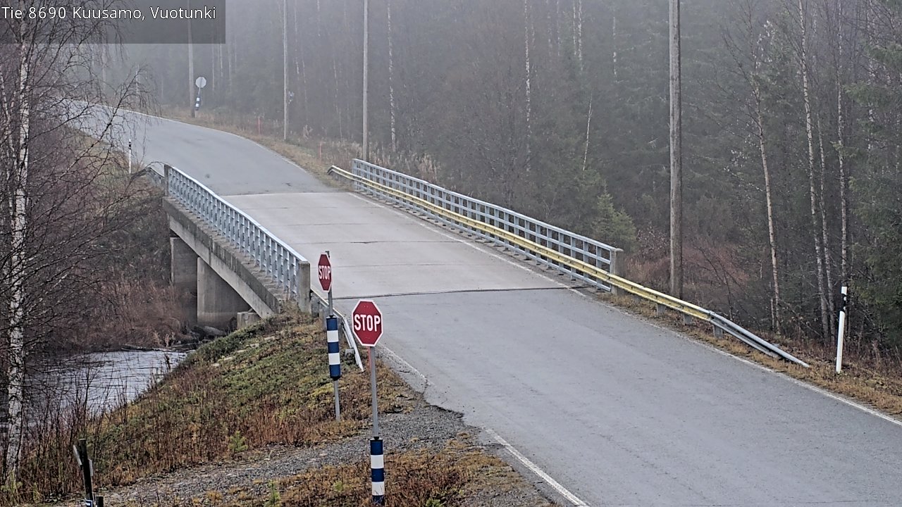 Kelikamerat Kuva Tie 8690 Kuusamo, Vuotunki, Kuusamo, Pohjois-Pohjanmaa