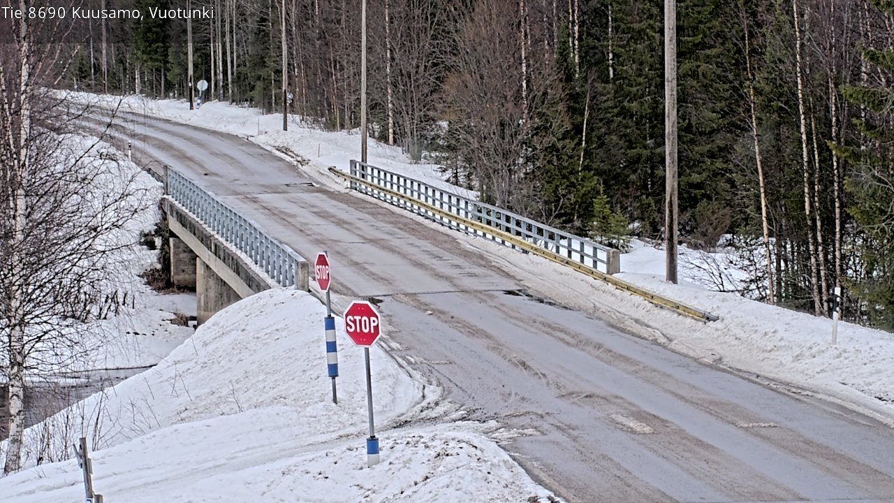 Kelikamerat Kuva Tie 8690 Kuusamo, Vuotunki, Kuusamo, Pohjois-Pohjanmaa
