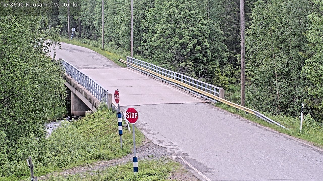 Kelikamerat Kuva Tie 8690 Kuusamo, Vuotunki, Kuusamo, Pohjois-Pohjanmaa