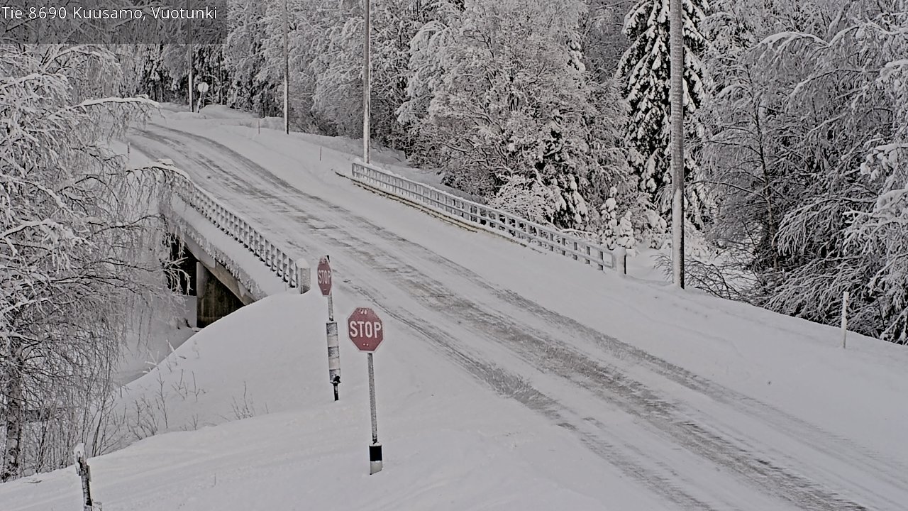 Kelikamerat Kuva Tie 8690 Kuusamo, Vuotunki, Kuusamo, Pohjois-Pohjanmaa