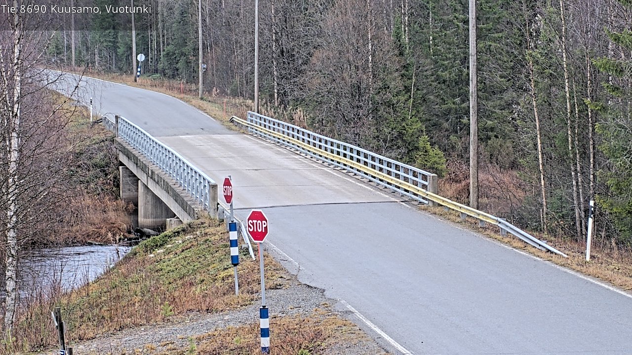 Kelikamerat Kuva Tie 8690 Kuusamo, Vuotunki, Kuusamo, Pohjois-Pohjanmaa