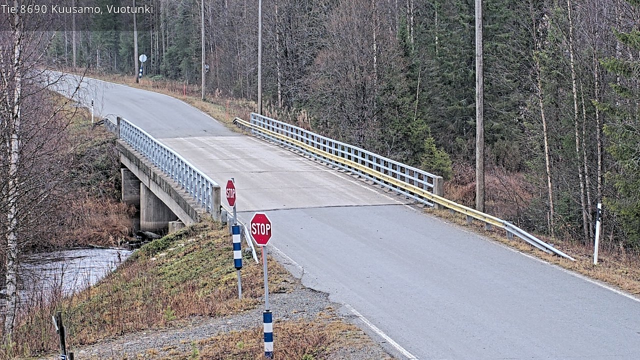 Kelikamerat Kuva Tie 8690 Kuusamo, Vuotunki, Kuusamo, Pohjois-Pohjanmaa