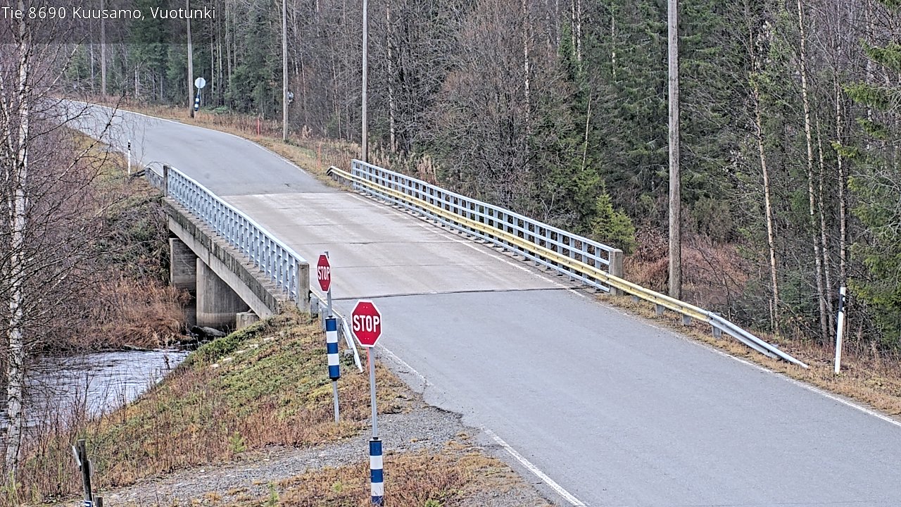 Kelikamerat Kuva Tie 8690 Kuusamo, Vuotunki, Kuusamo, Pohjois-Pohjanmaa