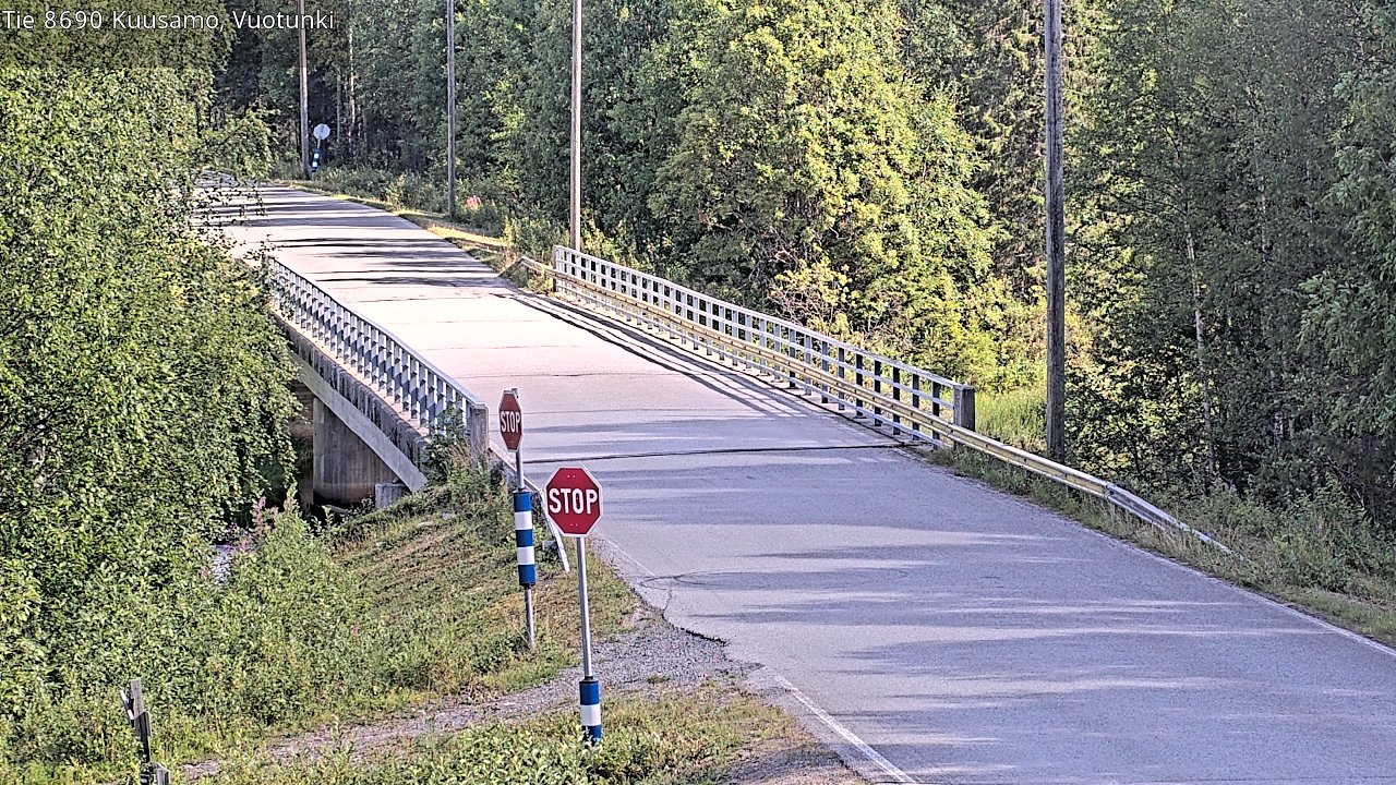 Kelikamerat Kuva Tie 8690 Kuusamo, Vuotunki, Kuusamo, Pohjois-Pohjanmaa