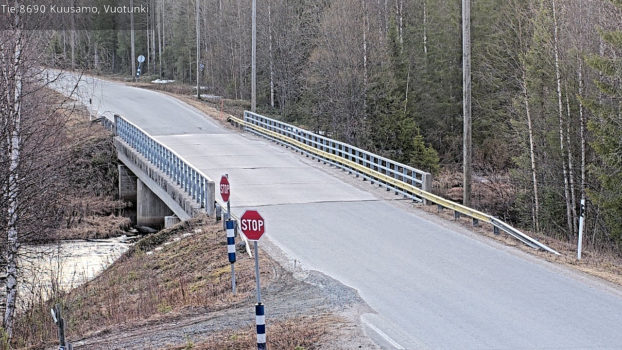 Kelikamerat Kuva Tie 8690 Kuusamo, Vuotunki, Kuusamo, Pohjois-Pohjanmaa