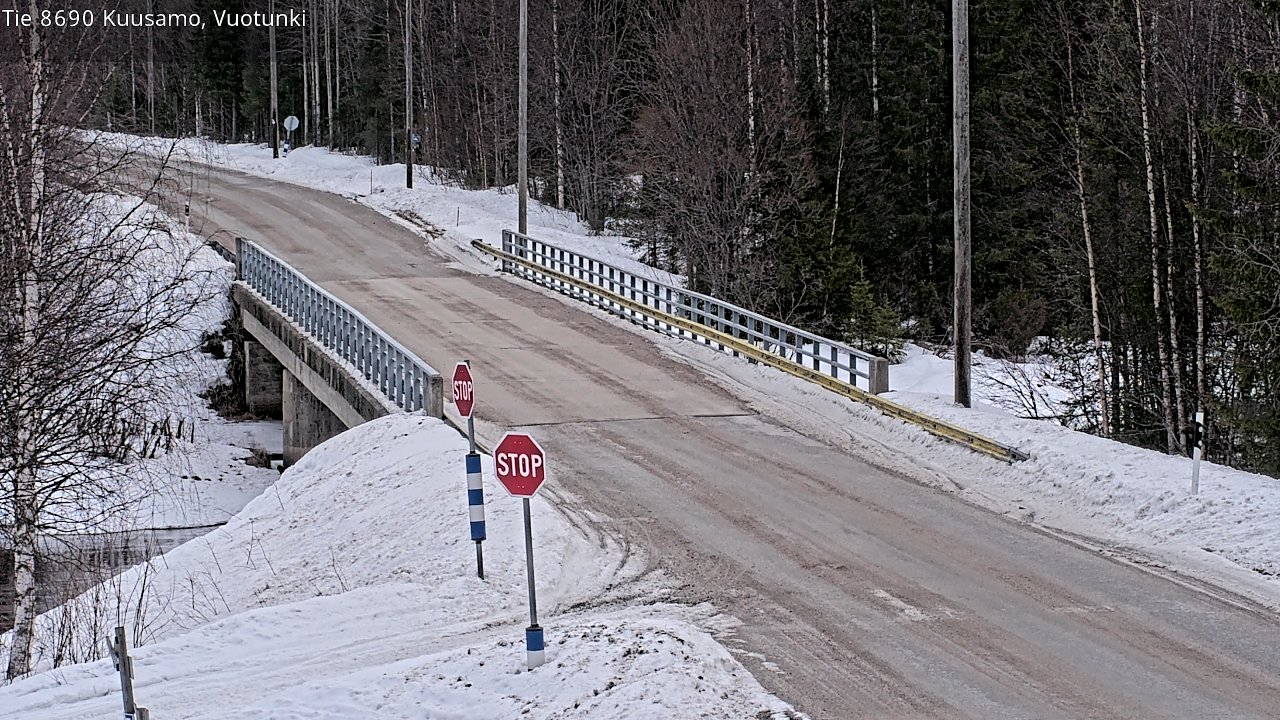 Kelikamerat Kuva Tie 8690 Kuusamo, Vuotunki, Kuusamo, Pohjois-Pohjanmaa