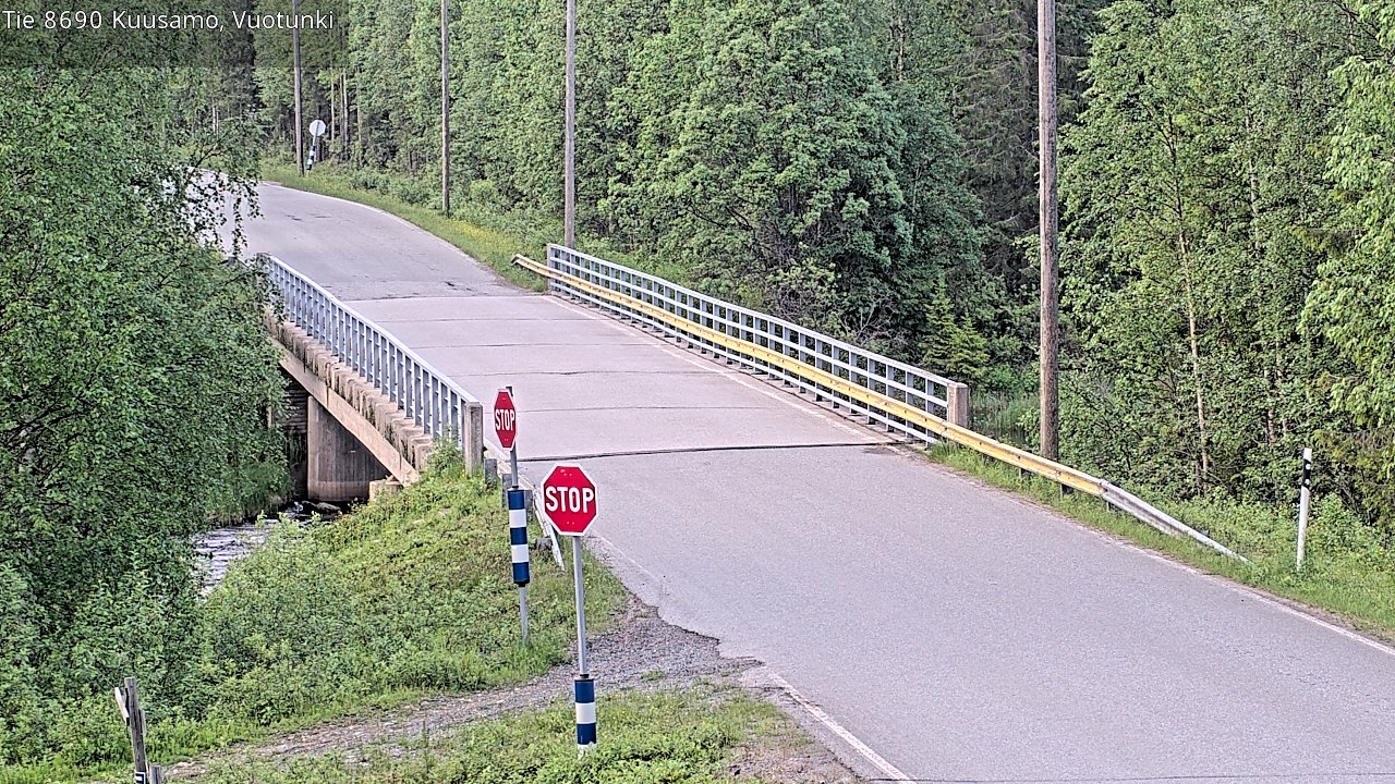 Kelikamerat Kuva Tie 8690 Kuusamo, Vuotunki, Kuusamo, Pohjois-Pohjanmaa