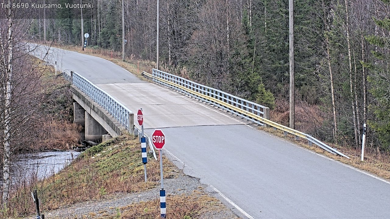 Kelikamerat Kuva Tie 8690 Kuusamo, Vuotunki, Kuusamo, Pohjois-Pohjanmaa