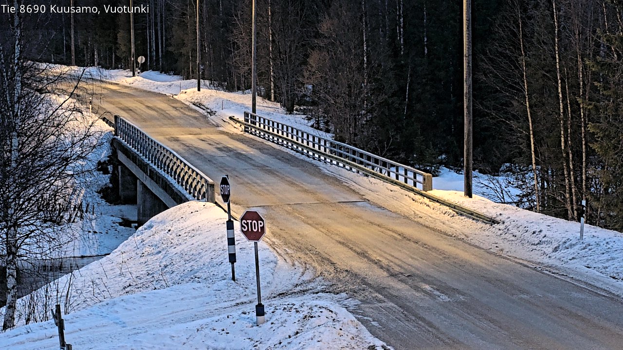 Kelikamerat Kuva Tie 8690 Kuusamo, Vuotunki, Kuusamo, Pohjois-Pohjanmaa