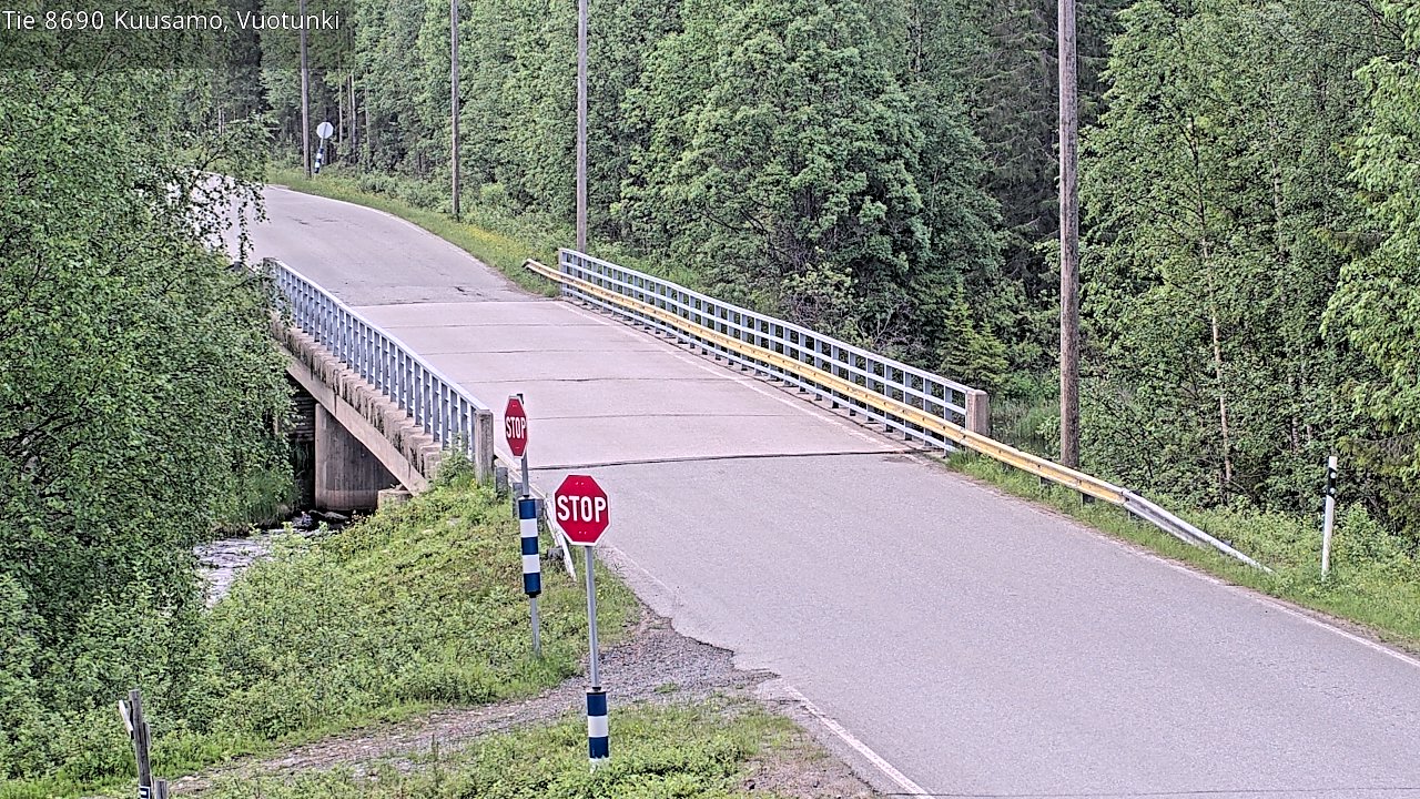 Kelikamerat Kuva Tie 8690 Kuusamo, Vuotunki, Kuusamo, Pohjois-Pohjanmaa