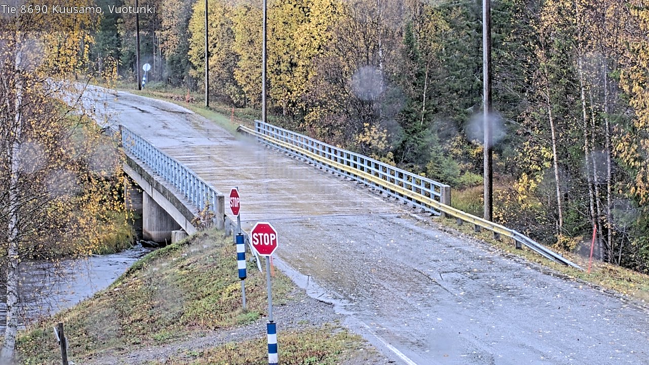 Kelikamerat Kuva Tie 8690 Kuusamo, Vuotunki, Kuusamo, Pohjois-Pohjanmaa