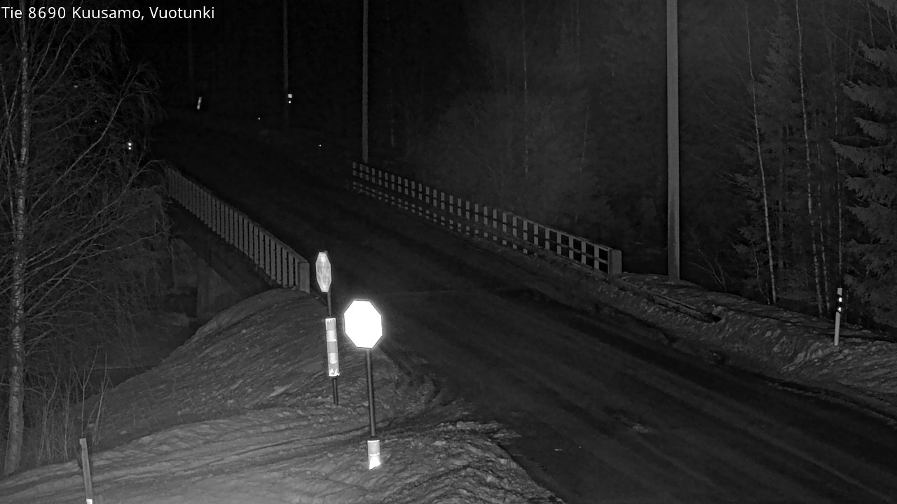 Kelikamerat Kuva Tie 8690 Kuusamo, Vuotunki, Kuusamo, Pohjois-Pohjanmaa