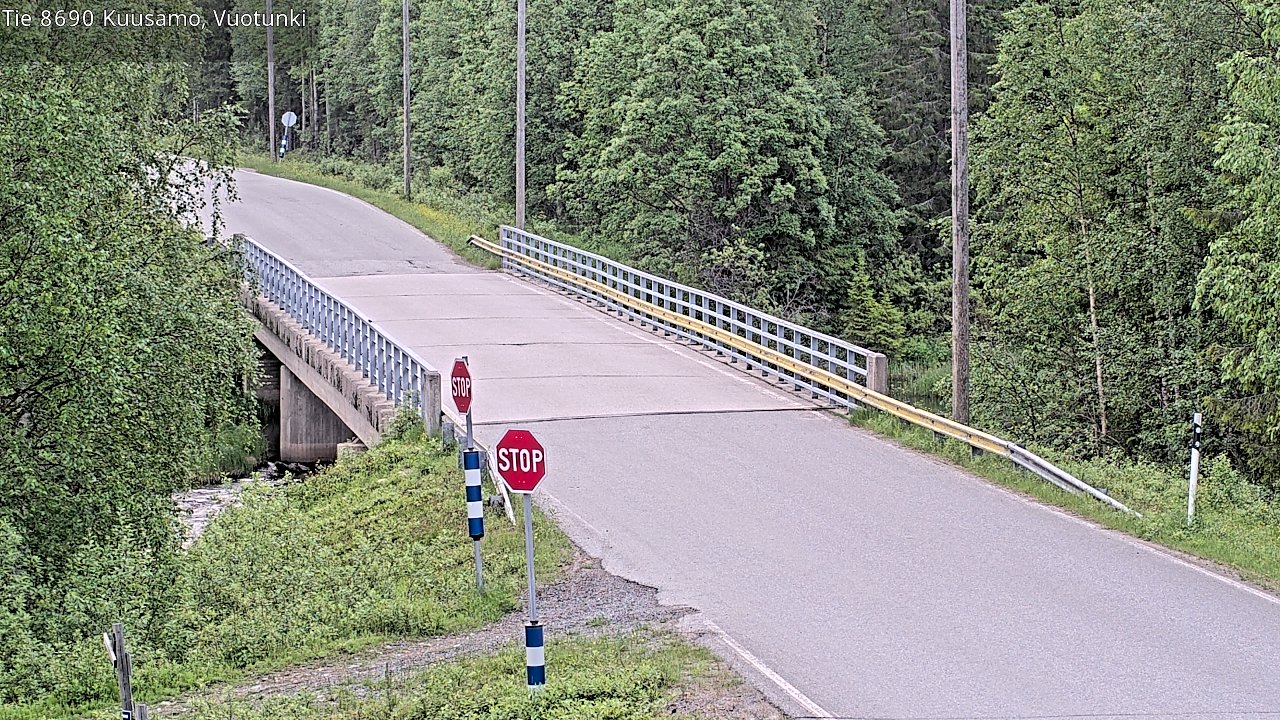 Kelikamerat Kuva Tie 8690 Kuusamo, Vuotunki, Kuusamo, Pohjois-Pohjanmaa