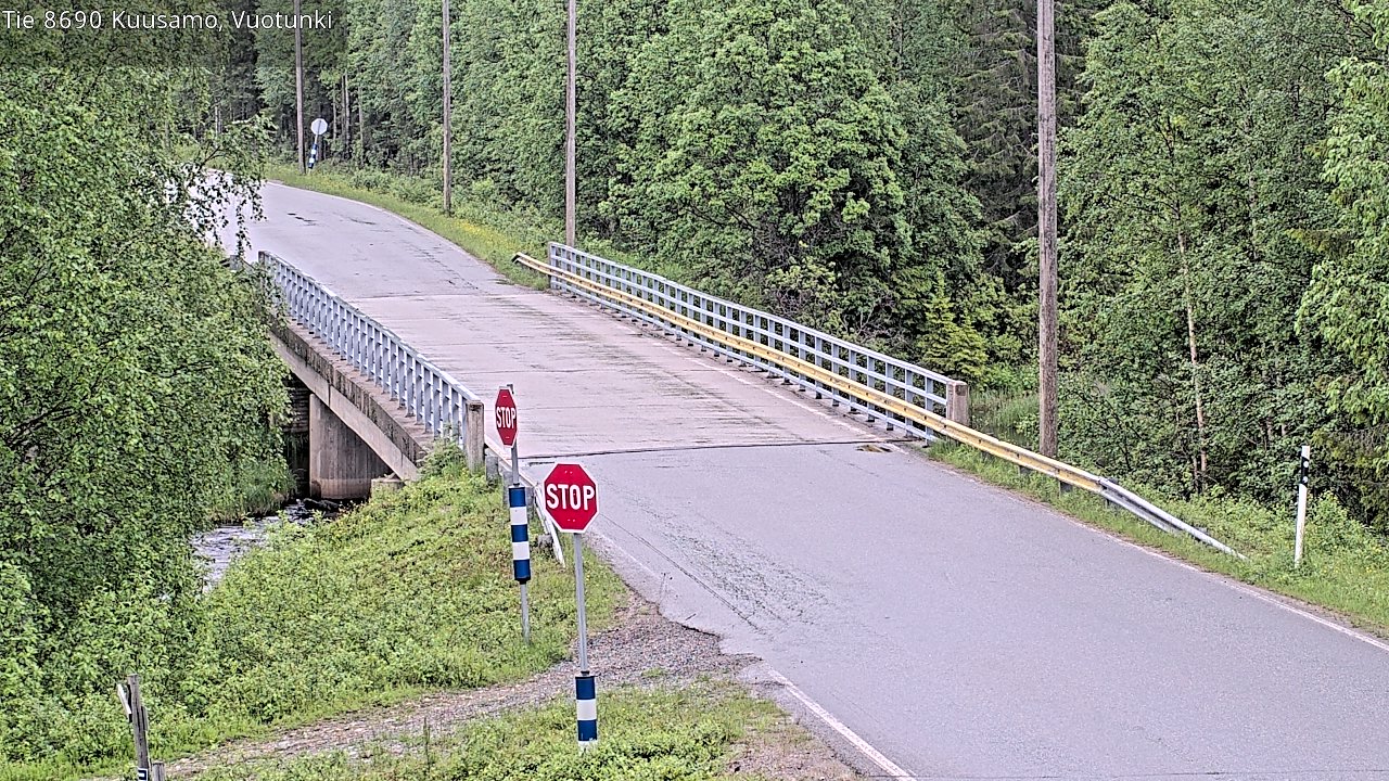 Kelikamerat Kuva Tie 8690 Kuusamo, Vuotunki, Kuusamo, Pohjois-Pohjanmaa