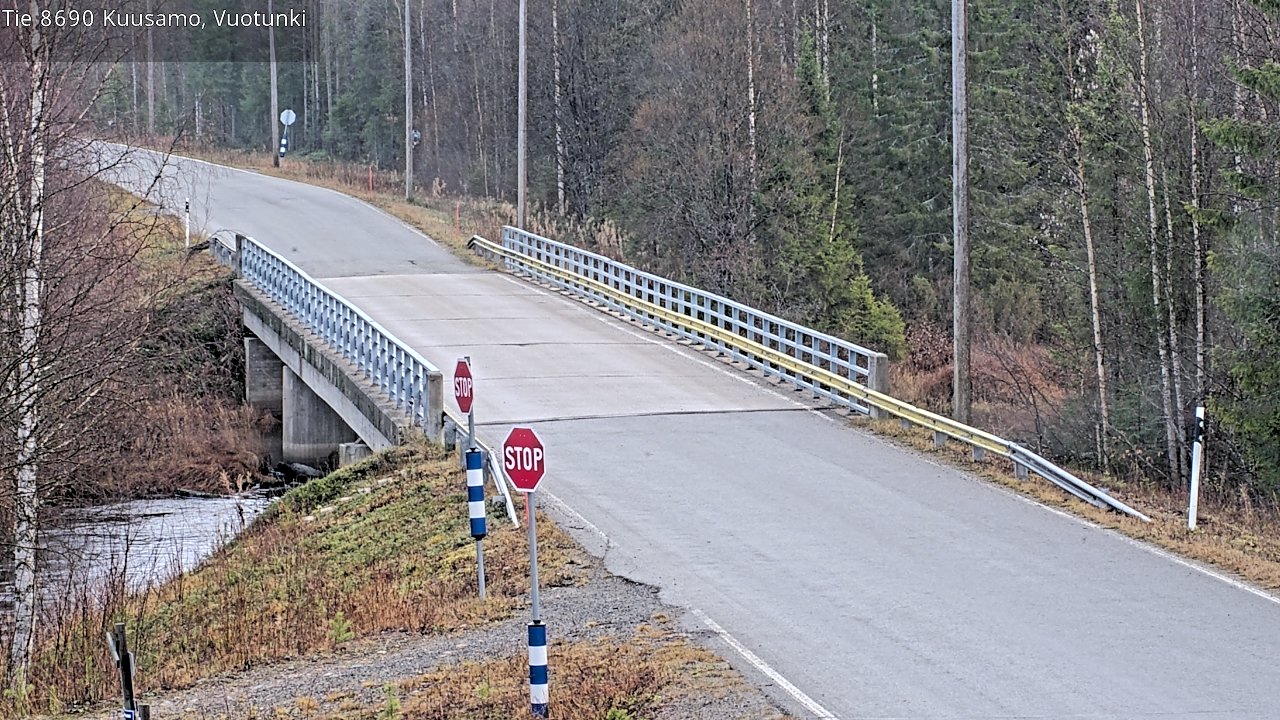 Kelikamerat Kuva Tie 8690 Kuusamo, Vuotunki, Kuusamo, Pohjois-Pohjanmaa