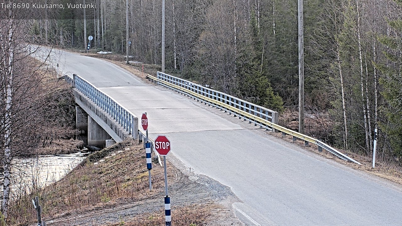 Kelikamerat Kuva Tie 8690 Kuusamo, Vuotunki, Kuusamo, Pohjois-Pohjanmaa