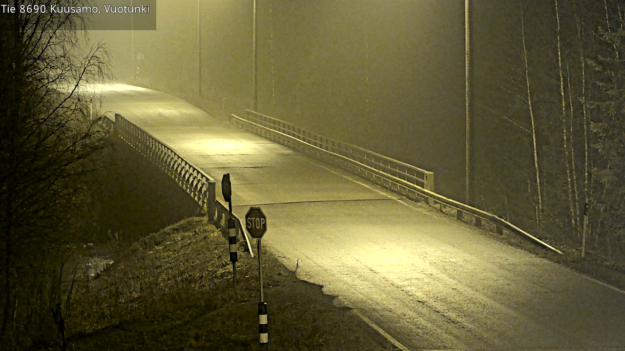 Kelikamerat Kuva Tie 8690 Kuusamo, Vuotunki, Kuusamo, Pohjois-Pohjanmaa