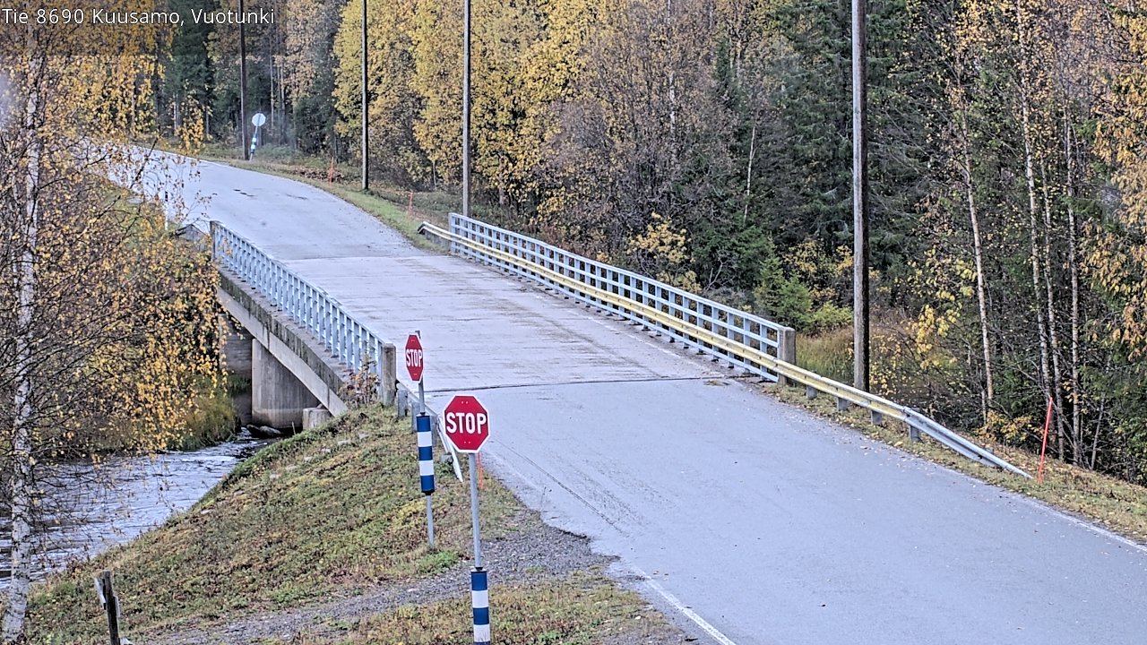 Kelikamerat Kuva Tie 8690 Kuusamo, Vuotunki, Kuusamo, Pohjois-Pohjanmaa