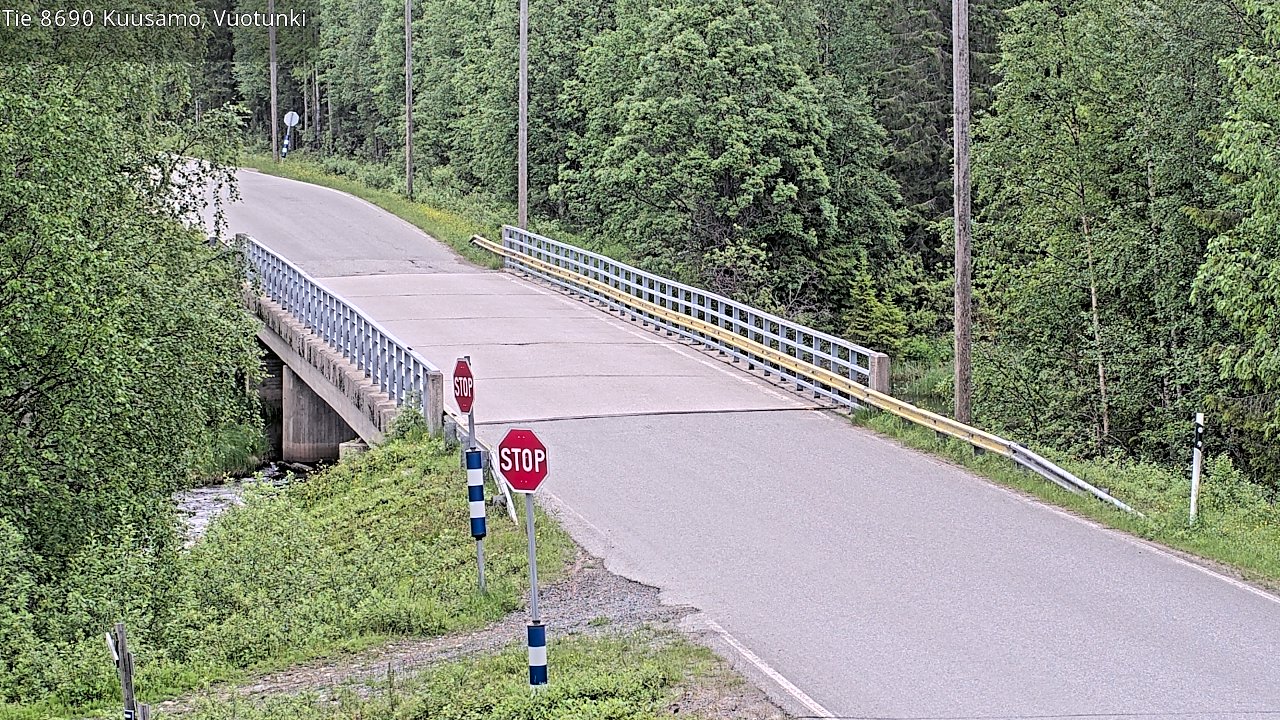 Kelikamerat Kuva Tie 8690 Kuusamo, Vuotunki, Kuusamo, Pohjois-Pohjanmaa