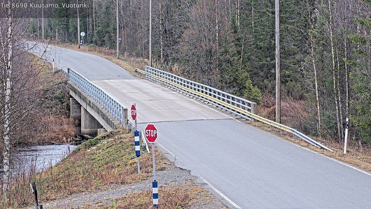 Kelikamerat Kuva Tie 8690 Kuusamo, Vuotunki, Kuusamo, Pohjois-Pohjanmaa