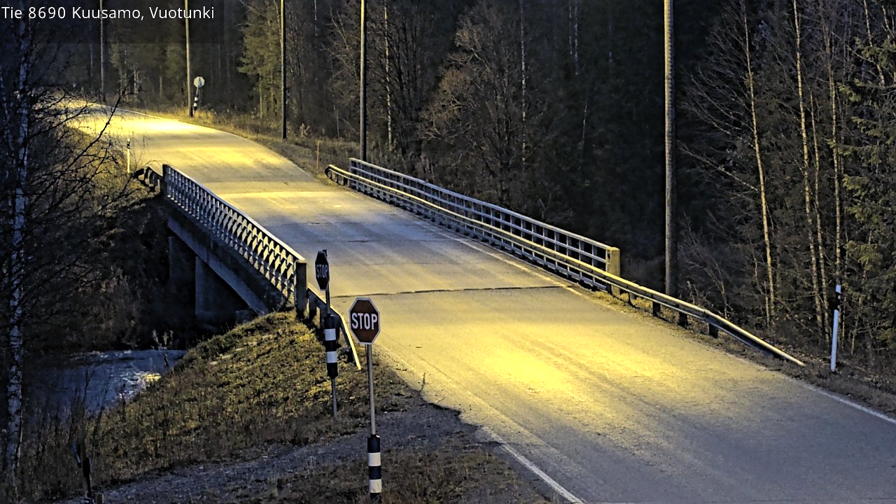 Kelikamerat Kuva Tie 8690 Kuusamo, Vuotunki, Kuusamo, Pohjois-Pohjanmaa