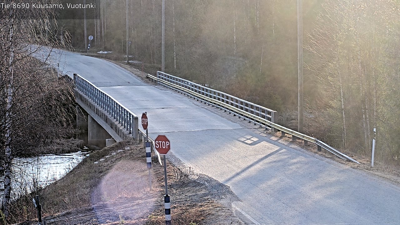 Kelikamerat Kuva Tie 8690 Kuusamo, Vuotunki, Kuusamo, Pohjois-Pohjanmaa