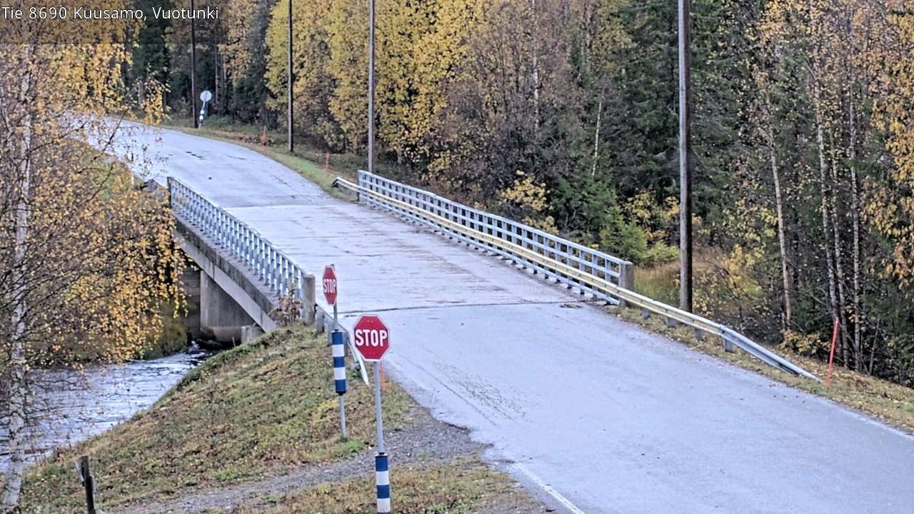 Kelikamerat Kuva Tie 8690 Kuusamo, Vuotunki, Kuusamo, Pohjois-Pohjanmaa