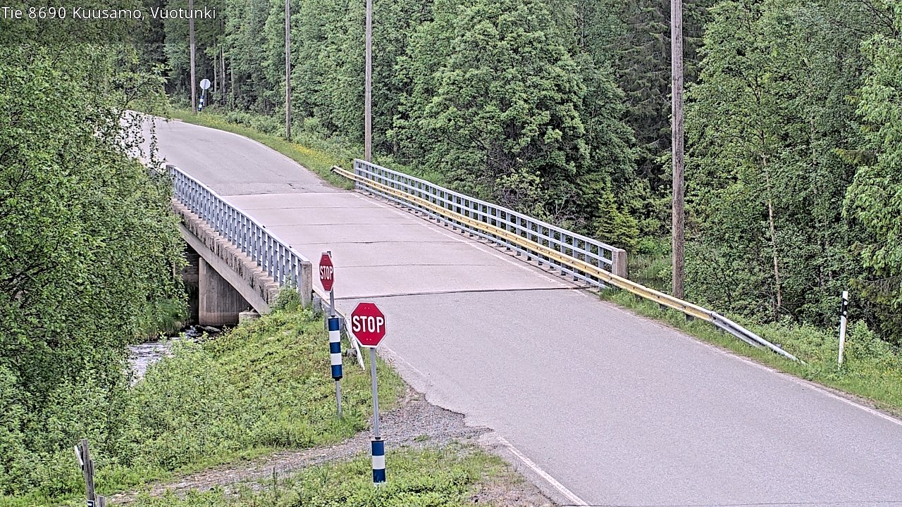 Kelikamerat Kuva Tie 8690 Kuusamo, Vuotunki, Kuusamo, Pohjois-Pohjanmaa