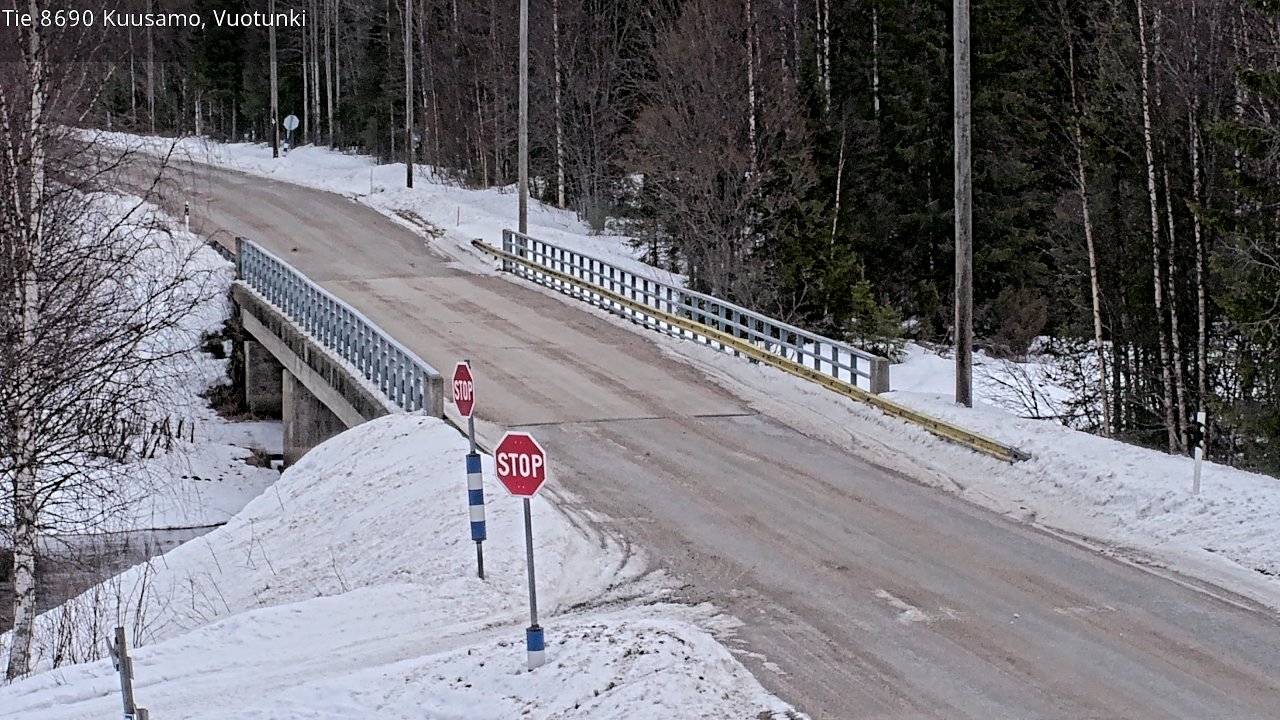 Kelikamerat Kuva Tie 8690 Kuusamo, Vuotunki, Kuusamo, Pohjois-Pohjanmaa