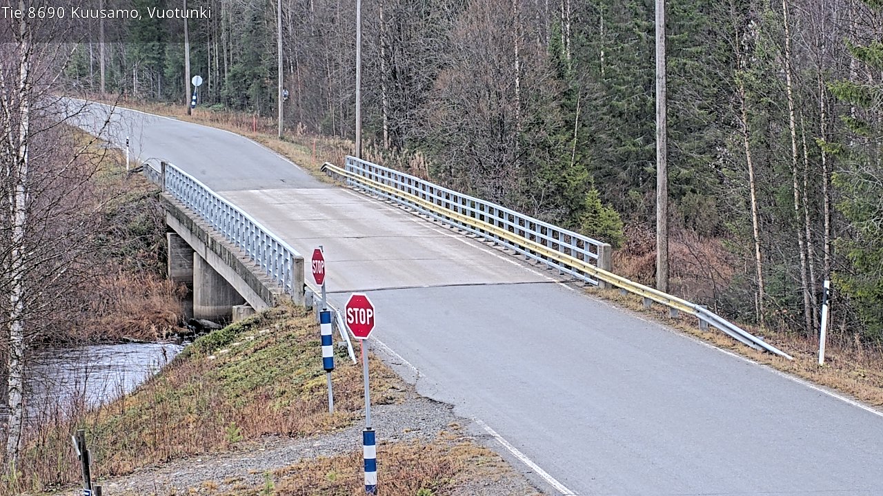 Kelikamerat Kuva Tie 8690 Kuusamo, Vuotunki, Kuusamo, Pohjois-Pohjanmaa