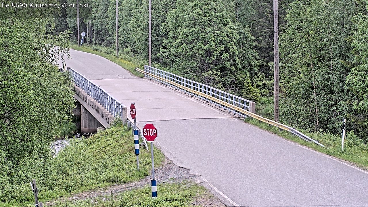 Kelikamerat Kuva Tie 8690 Kuusamo, Vuotunki, Kuusamo, Pohjois-Pohjanmaa