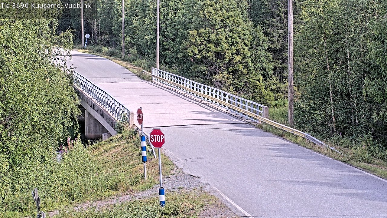 Kelikamerat Kuva Tie 8690 Kuusamo, Vuotunki, Kuusamo, Pohjois-Pohjanmaa